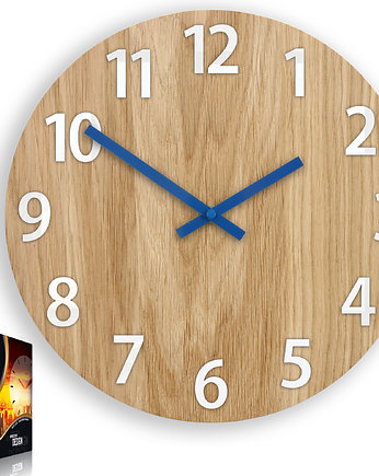 Zegar  ścienny drewniany AMADEUSZ   33 CM, ModernClock