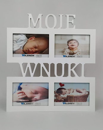 Multirama ramka na zdjęcia z napisem Moje Wnuki 4 zdjęcia, Wajdrew