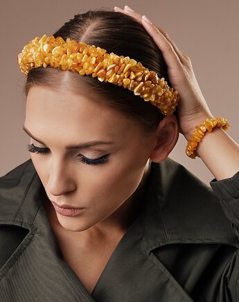 Opaska Amber Echo Sunlight, Republika jewelry