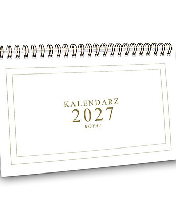 Kalendarz 2027 biurkowy ROYAL wolnostojący, Planerum