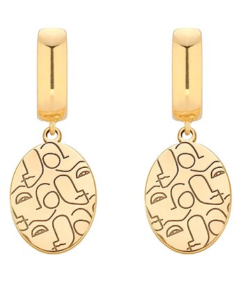 Złote kolczyki Art N3, SOTHO