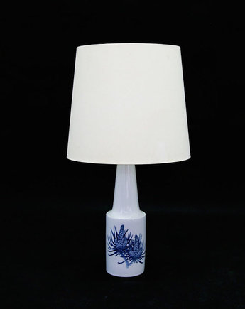 Lampka nocna biała, duński design, lata 60, producent: Fog & M, Przetwory design