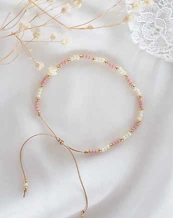 Bransoletka z drobnych koralików, LEI handmade 