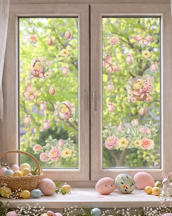 Wielkanocne naklejki na okno , TamTamTu