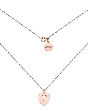 Medalion z różowego złota Face N5, SOTHO