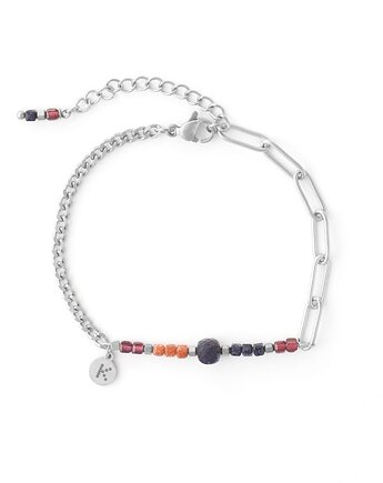 Bestseller! Bransoletka Dubaj 3.0 Srebrna stal szlachetna, Kulka Bransoletki