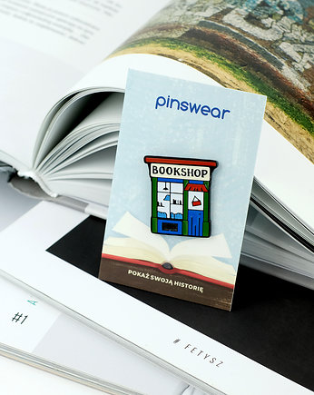 Pin księgarnia "Bookshop", PINSWEAR