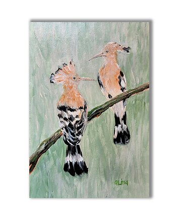 Dudek. Obraz ręcznie malowany. Ptaki, Galeria Alma