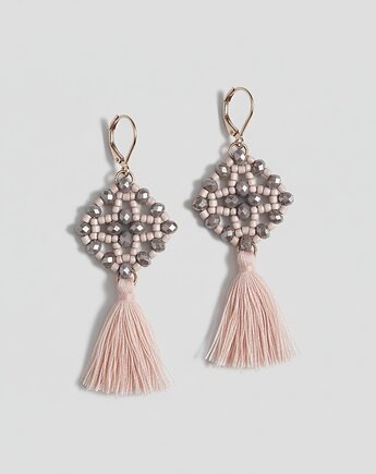 Kolczyki boho z chwostami, All My Jewelry