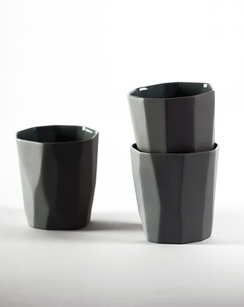 Limbo kubek mały grafitowa (czarna) porcelana, Modus Design