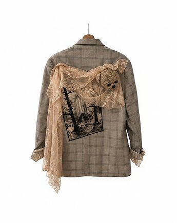 Ghost Story Blazer One of One Upcycled Pako Lorente XS-L, prettydecay.studio