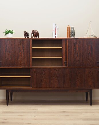Highboard palisandrowy, lata 60, Johannes Andersen, Skaaning Furniture, Przetwory design