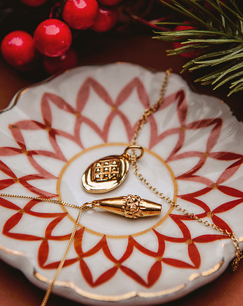 Oscypek wrzeciono naszyjnik srebro, Hetman Jewelry