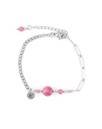 Bestseller! Bransoletka zodiakalna - Panna Srebrna stal szlachetna, Kulka Bransoletki