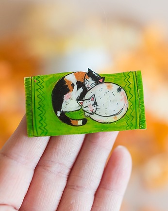 Broszka na prezent dla kociary, Pintura