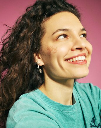 SPHERE semi / silver earrings, Filimoniuk