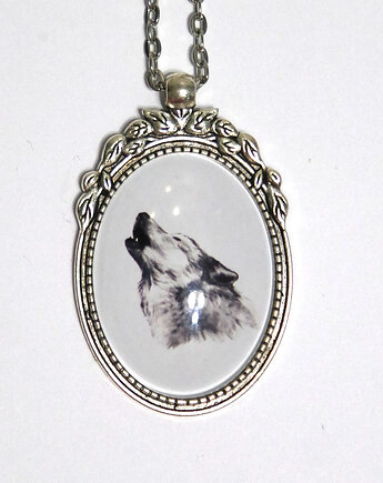 Medalion - Wilk - owalny, yenoo