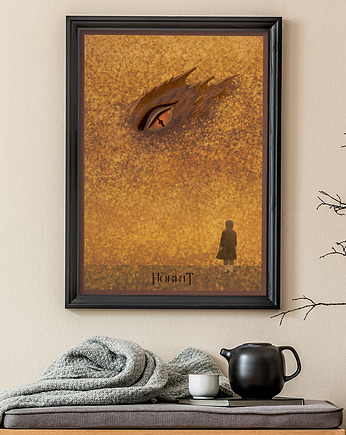 Plakat The Hobbit - Władca Pierścieni - Tolkien, minimalmill