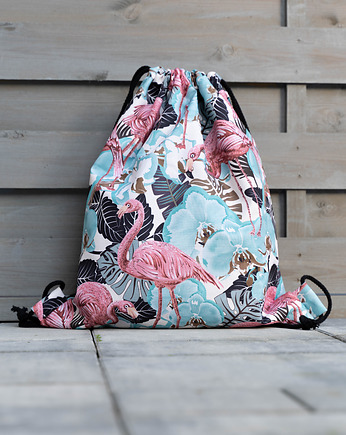 Plecak worek wodoodporny FLAMINGO, wu handmade