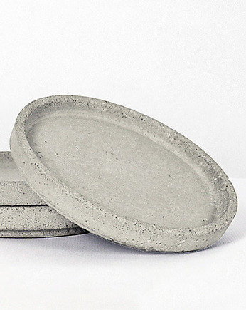 Podkładka betonowa szara  okrągła 12 cm, jenoforma