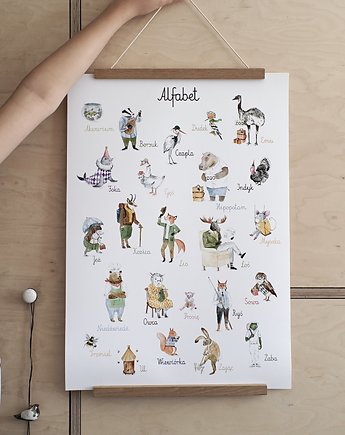 Plakat ze szkolnym alfabetem Hi Little, HI LITTLE