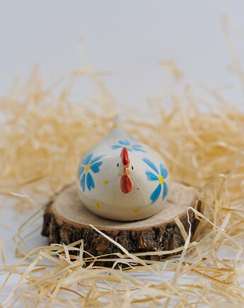 Kurka kwiecista niebieska, Wet Spot Ceramic Studio