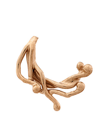 Kolczyki pozłacane Nest Mini Earrings, BYRSKA