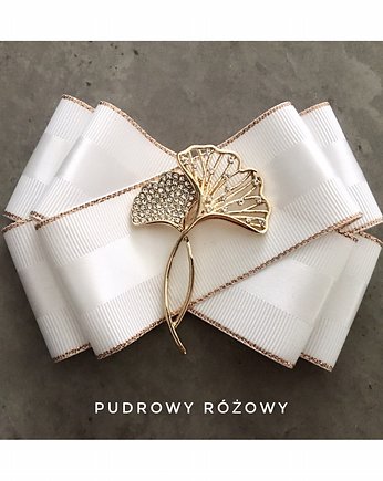 Brosza GINKO Nowość Glamour, Pudrowy Różowy