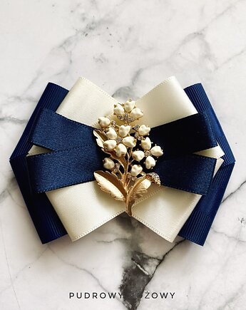 Kolekcja Kwiatowa   Brosza z kwiatami, Pudrowy Różowy