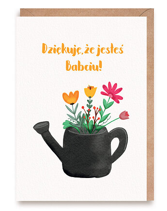 Kartka na Dzień Babci - "Dziękuję, że jesteś Babciu", Cardie