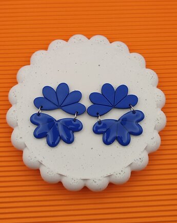 Kolczyki BLOOM kobaltowe, WILDBI design