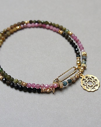 Turmaliny /choker/ vol. 52 naszyjnik /28.03.26/- Szlachetna kolekcja, KiKa pracownia