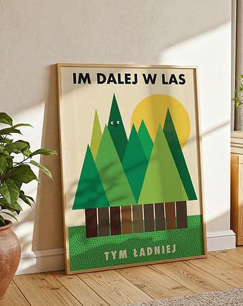 Plakat Las, MUKI design