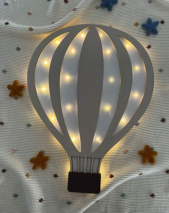 Oryginalna drewniana lampka BALON., OKAZJE - Prezent na Roczek