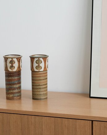 Wazon ceramiczny, duński design, lata 60,  S, Przetwory design
