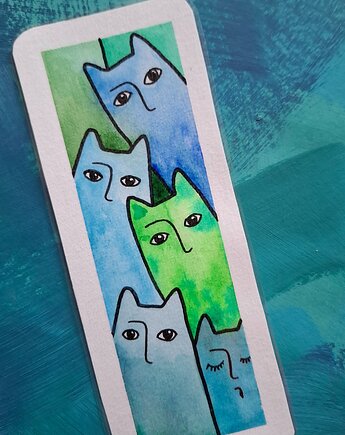 Zakładka do książki Kotki, ma.grafka