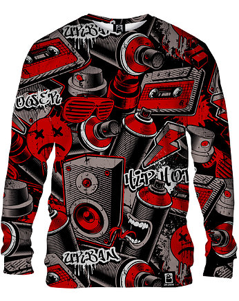 Bluza Bez Kaptura Damska DR.CROW Graffiti Spray, DrCrow