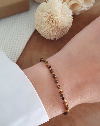 Bransoletka z tygrysim okiem, LEI handmade 