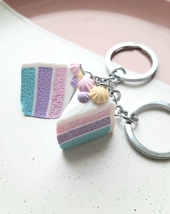Brelok pastelowy tort, Wypieczone
