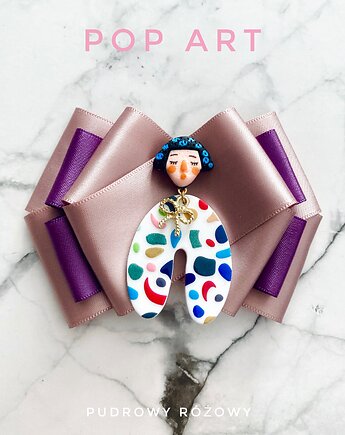 Nowa Kolekcja ART z postaciami 3d wyrwanymi z obrazu, Pudrowy Różowy