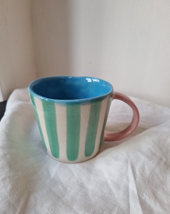 Kubek w paski, krusz art