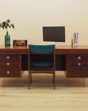 Biurko palisandrowe Diplomat, lata 70, Finn Juhl, France & Son, Przetwory design