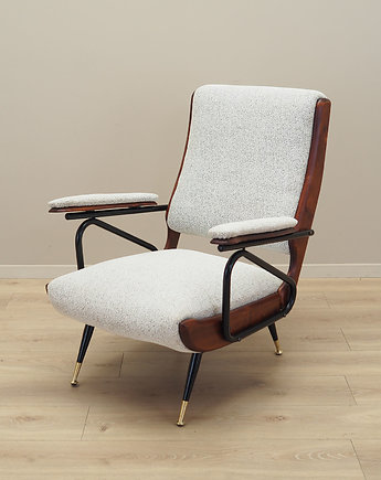 Fotel bukowy, włoski design, lata 70, produkcja: Włochy, Przetwory design