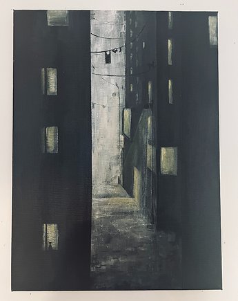 Obraz akryl na blejtramie 30x40cm STREET, K SHAPE