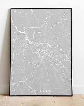 Mapa plakat - Wrocław - różne kolory, Mappy Maps