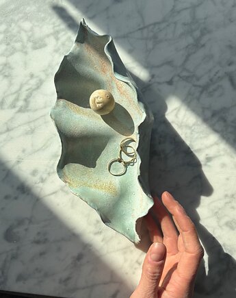 Podstawka na Biżuterię Palo Santo Ceramiczna Muszla Fairy Dust, Maison Fragile