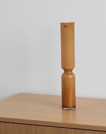 Wazon szklany, duński design, lata 80, produkcja: BoConcept, Przetwory design