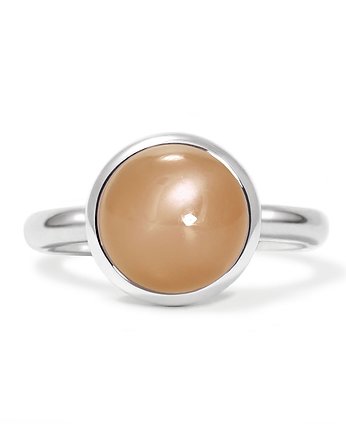 Candy - Srebrny pierścionek z kamieniem księżycowym, Kuźnia Srebra