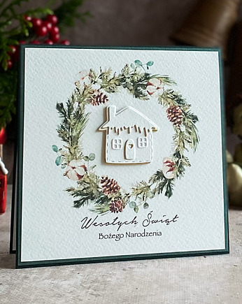 Personalizowana kartka na Boże Narodzenie, BN 24, Anna Art and Crafts