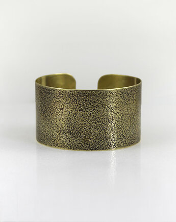 Ziemia - mosiężna bransoletka - unikat, Caltha